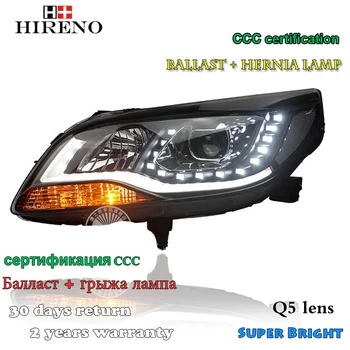 

Hireno Headlamp for 2012 2013 2014 Chevrolet Malibu Headlight Assembly LED DRL Angel Lens Double Beam HID Xenon 2pcs