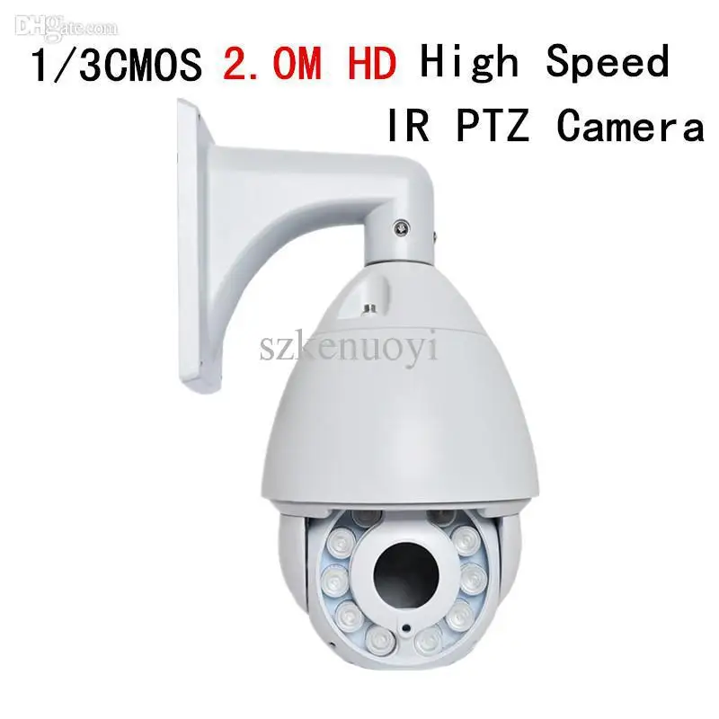 7 дюймов 1/3 cmos-датчик 2.0 мегапиксела HD 18x оптический зум ик 150 м сети IP PTZ ближний