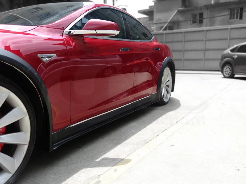 2012-2015 Tesla Model S Revozport R-Zentric Style Side Skirts CF (17)
