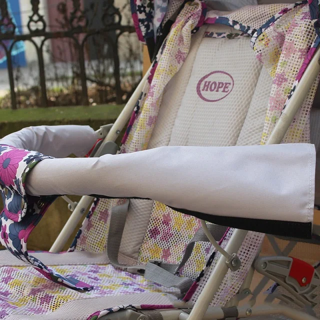 Новые Мягкие Детские принадлежности для детских колясок, общий подлокотник, бампер, барная крышка, Infantil багги, коляски, тканевый чехол, моющийся - Цвет: Коричневый