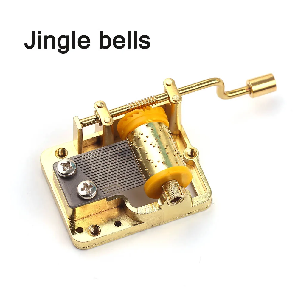 Jingle Bells Музыкальная Шкатулка Брелок для ключей Рождественский подарок мы желаем вам счастливого Рождества музыкальная рукоятка музыкальная шкатулка Anahtarlik - Цвет: Jingle bells