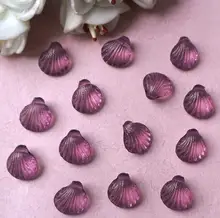 1100pcs 11*12mm Beautiful Acrylic Shell Beads With Hole For Hair Peice Tiaras Jewelry Scrapbooking Craft DIY