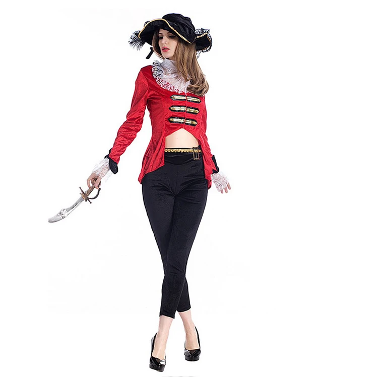 Женский пиратский костюм для взрослых на Хэллоуин|pirate costume|cosplay costumewomens pirate costume |