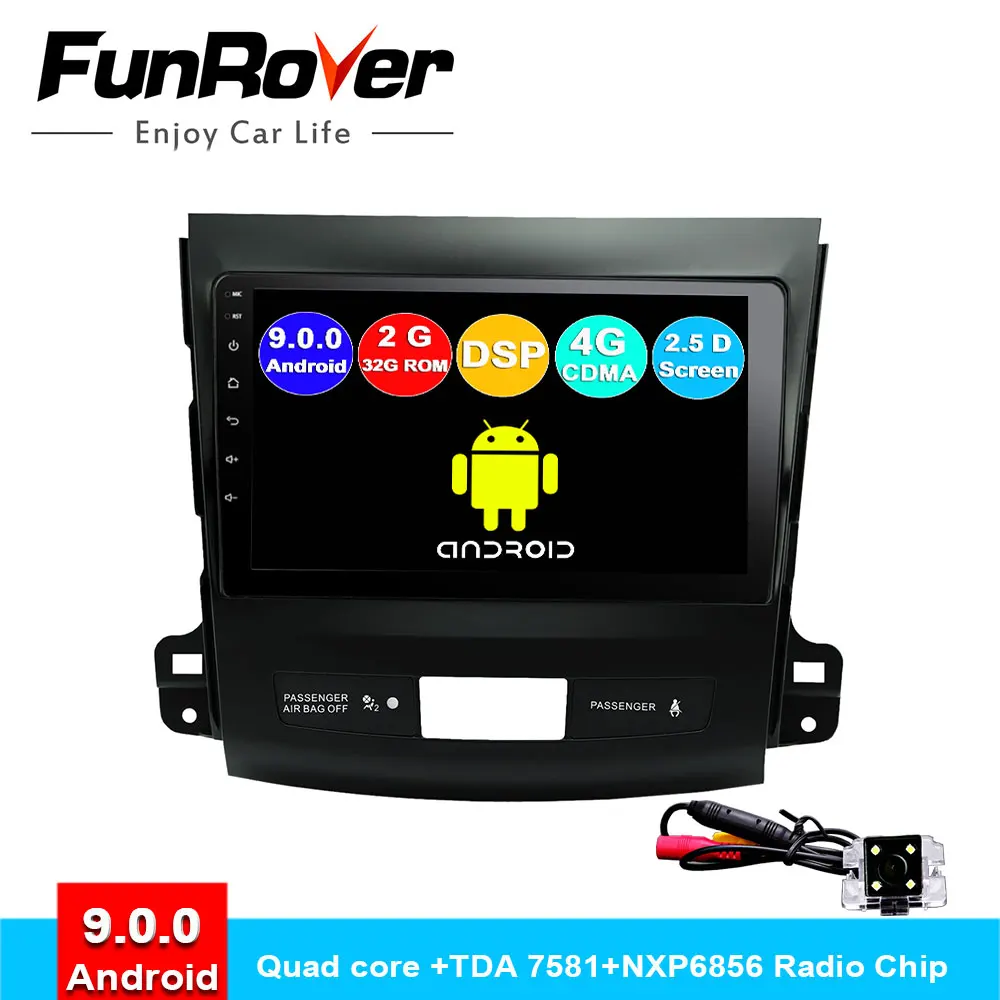Cheap FUNROVER 2G+32G Android 9.0 2.5D+IPS Car Radio Multimedia Player Navigation GPS For Mitsubishi Outlander xl 2 2005-2011 no DVD 0 Cheap FUNROVER 2G+32G Android 9.0 2.5D+IPS Car Radio Multimedia Player Navigation GPS For Mitsubishi Outlander xl 2 2005-2011 no DVD 0