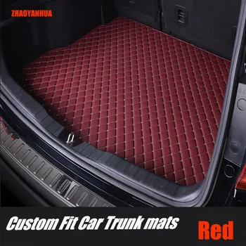 

ZHAOYANHUA Car trunk mats for Mitsubishi Lancer Galant ASX Pajero sport V73 car styling all weather carpet floor liner