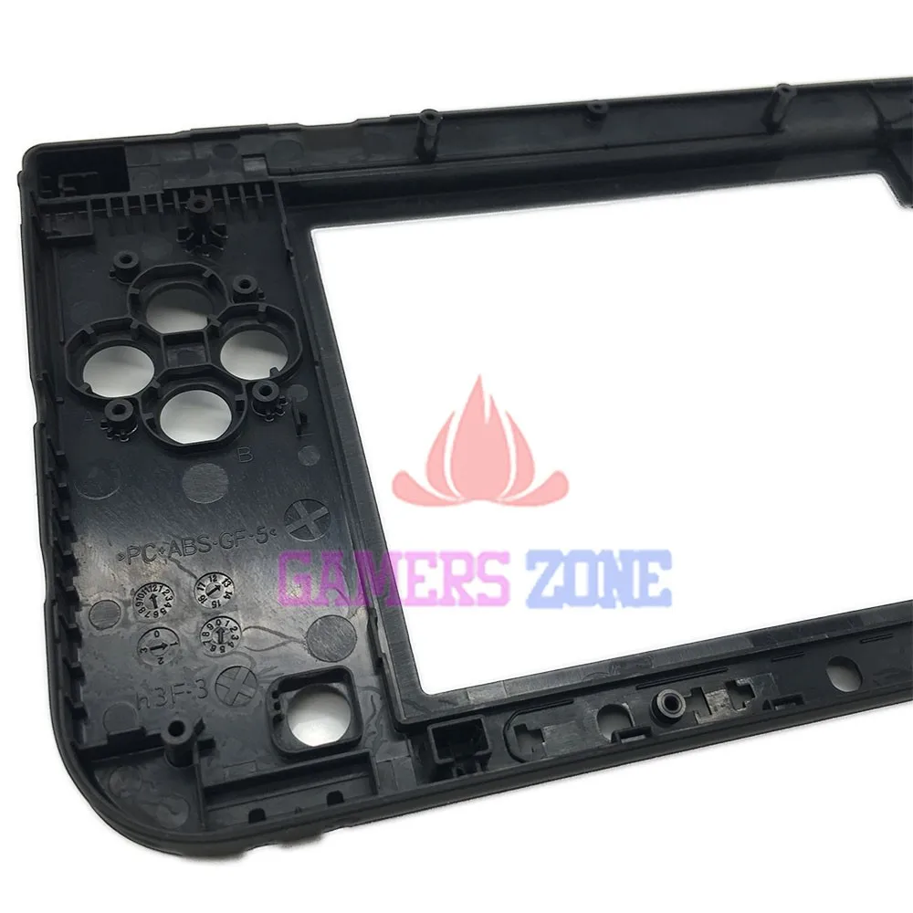 Для Nintendo 3DS XL замену черный нижней середине В виде ракушки/Корпус без замка без пуговицы