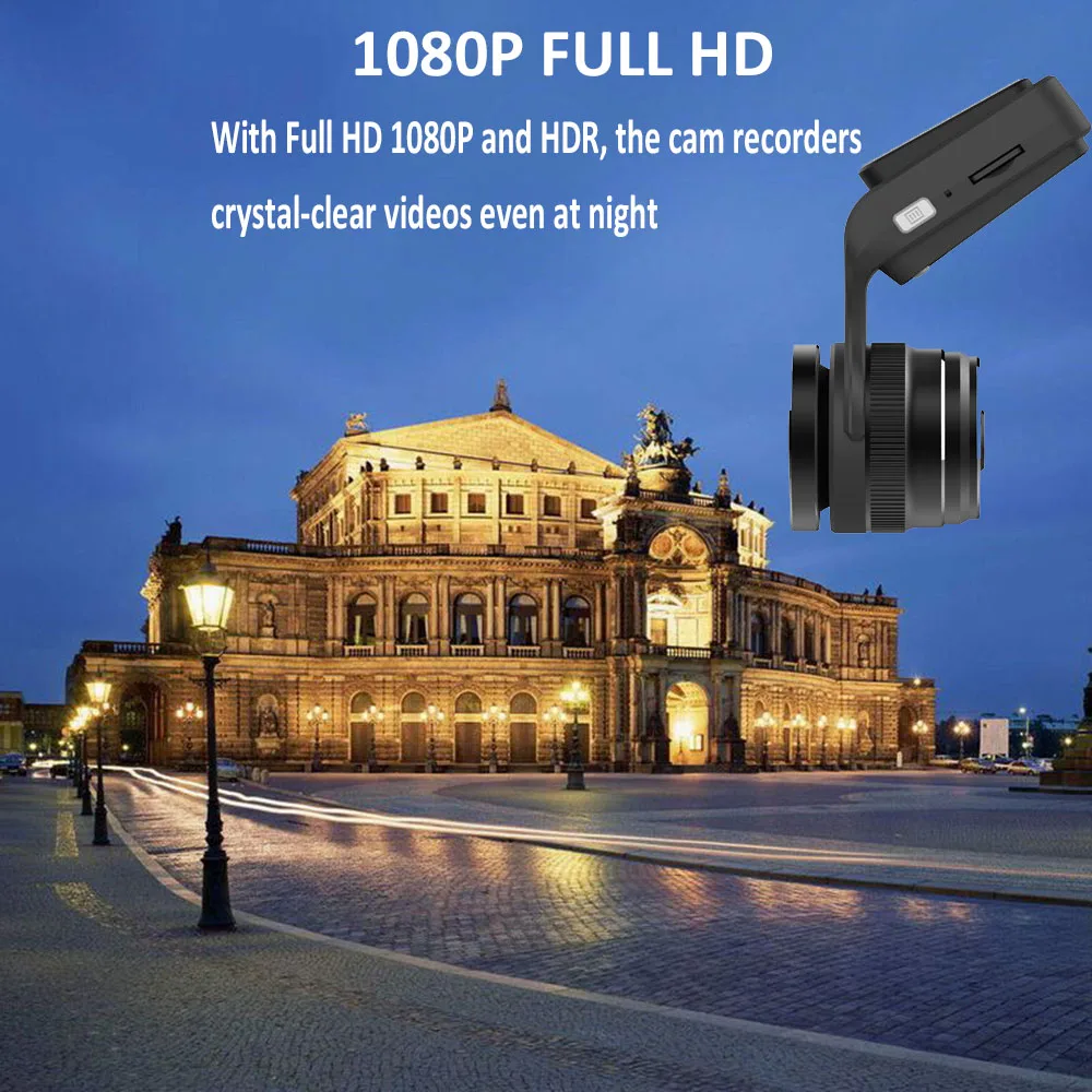 Новинка 2019 черная Автомобильная камера с Wi Fi видеорегистратор FHD 1080P g сенсором