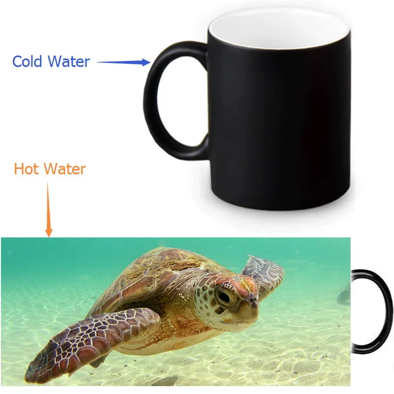 3D печатная морская черепаха индивидуальный дизайн кружка для воды кофе