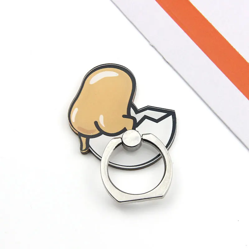Забавный мультяшный Gudetama Lazy eggs кольцо держатель для телефона универсальная
