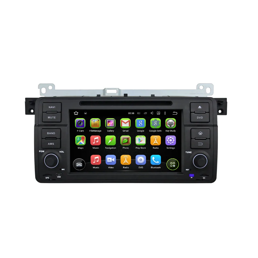 7 Inch 1Din Android 5 1 Quad Core HD1024 600 Car DVD Player For BMW For