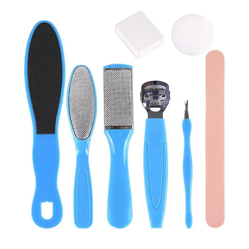 

8pcs/set Pro Pedicure Tool Set Foot File Foot Rasp Dead Skin Removal Polishing Strip