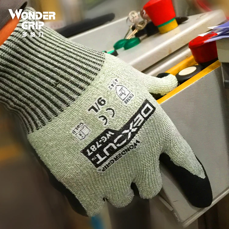 Защитные перчатки с защитой от порезов, нитриловые резиновые перчатки для работы