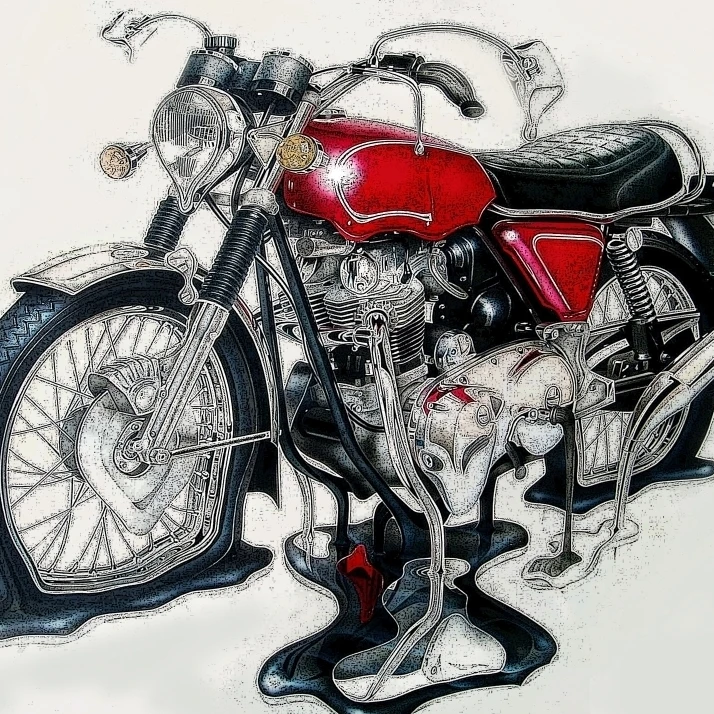 Melting Poster Print by Adrian Chesterman (18 x 9)