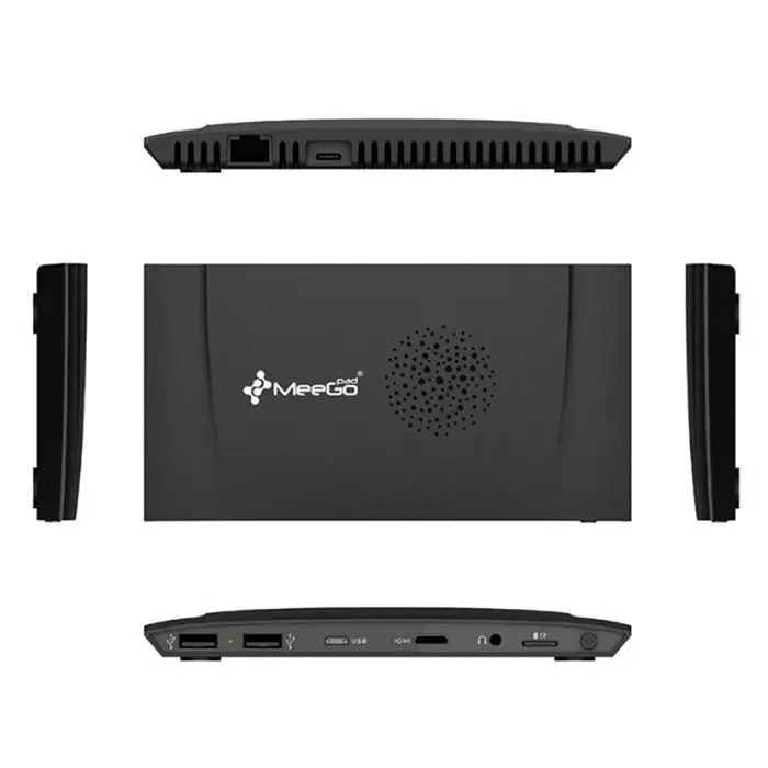 MeeGOPad T09 4 Гб Оперативная память Тип-C приставка Mini PC Windows 10 Intel x5-Z8300 двухдиапазонный Wi-Fi 2,4g/5g 1000 Мбит/с LAN Compute Stick