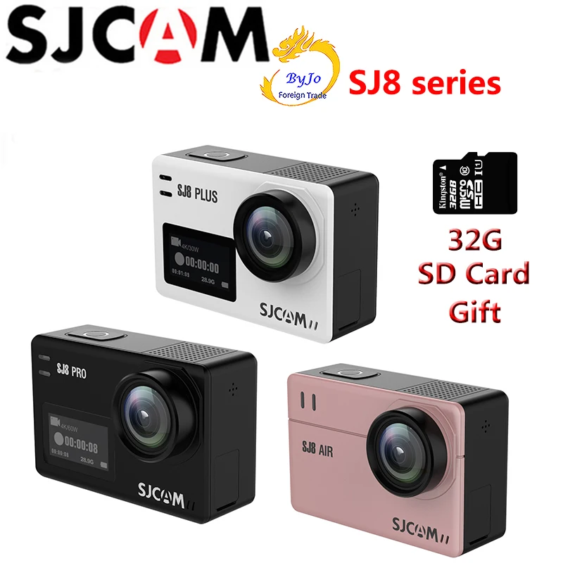 

Original SJCAM SJ8 Serie SJ8 Air & SJ8 Plus & SJ8 Pro 1290 P 4 Karat Action Kamera WIFI Fernbedienung Wasserdichte Sport DV