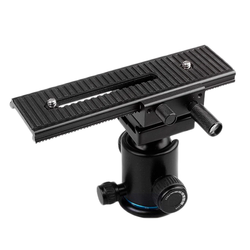 

Fotomate 2 Way Macro Shot Focus Rail Slider Tripod Head LP-01 for Canon Nikon Camera DSLR