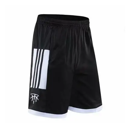 SYNSLOVE дизайн в полоску сбоку тренировочный баскетбольный мяч спортивные шорты для бега NO.1 t-mac свободные средней длины больших размеров с двумя карманами