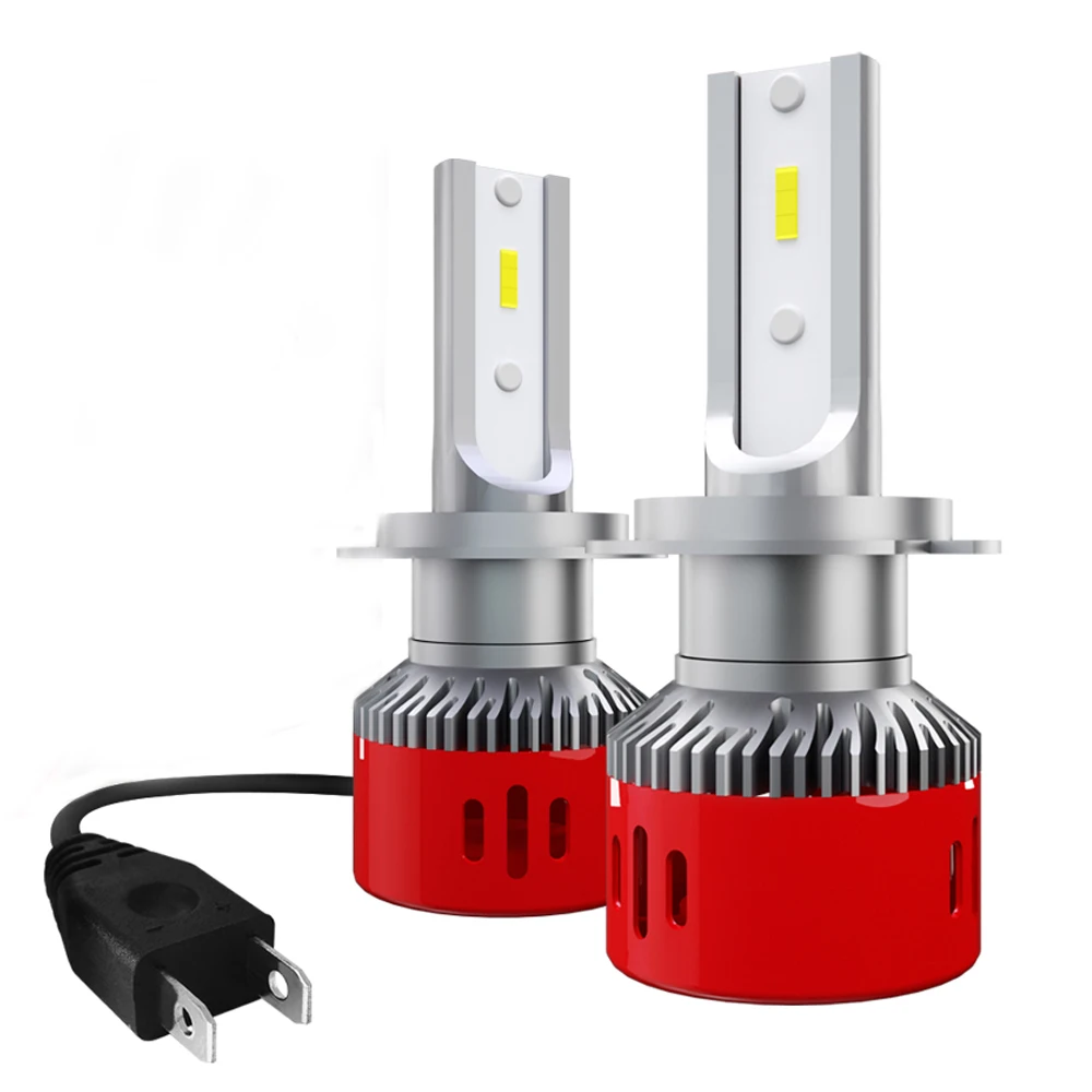 

2PCS Super Bright Turbo Led Bulb H7 H1 H4 H11 9005 9006 HB3 HB4 12000LM 80W 6000K 12V Auto Headlight for Car Light Led Lamp