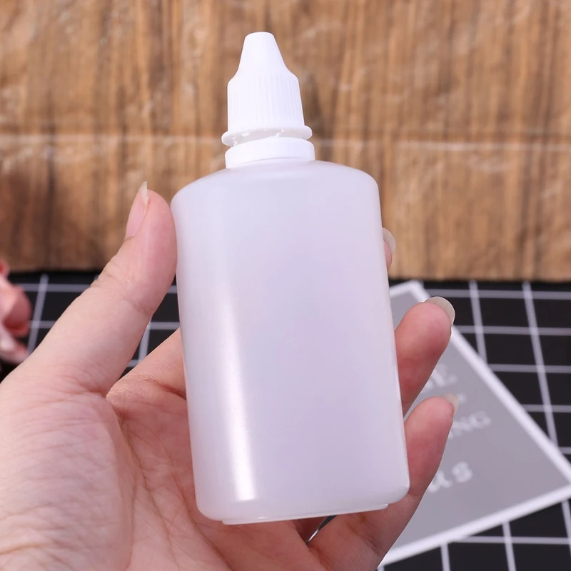 

5-100ml Empty Plastic Squeezable Dropper Bottles Eye Liquid Dropper Container