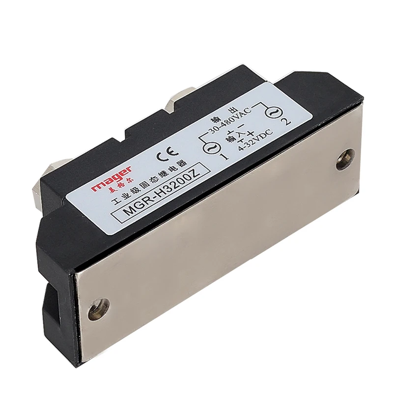 200A SSR-200A Industrial MGR-H3200Z Input 4-32VDC Output 30-480VAC industrial ssr relay 200A With Free Shipping