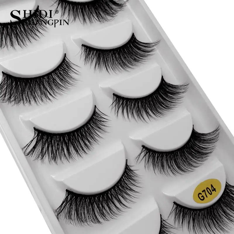 SHIDISHANGPIN 5 pairs eyelashes hand made 3d mink lashes natural long mink eyelashes full strip lashes makeup 3d false eyelashes SHIDISHANGPIN 5 pairs eyelashes hand made 3d mink lashes natural long mink eyelashes full strip lashes makeup 3d false eyelashes