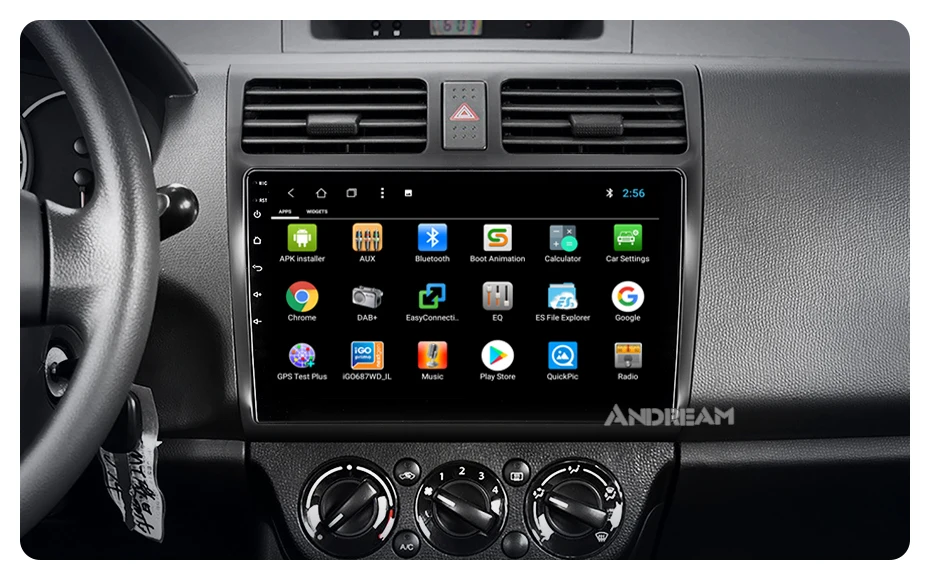 Best 9 inch Android 8.1 2+32G carplay Auto Multimedia Radio GPS Navigation K2 IPS Video Player for KIA RIO 3 sedan Head Unit 2 din 1