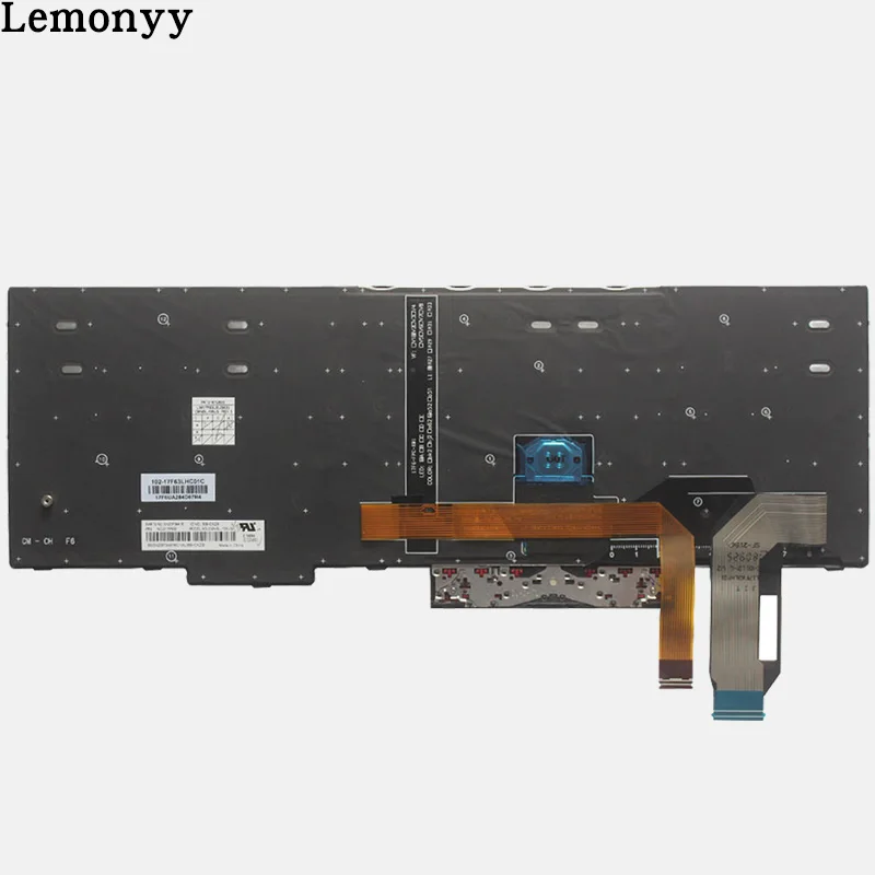 Новая Клавиатура ноутбука США для lenovo ThinkPad E580 E585 L580 P52 P72 Клавиатура США