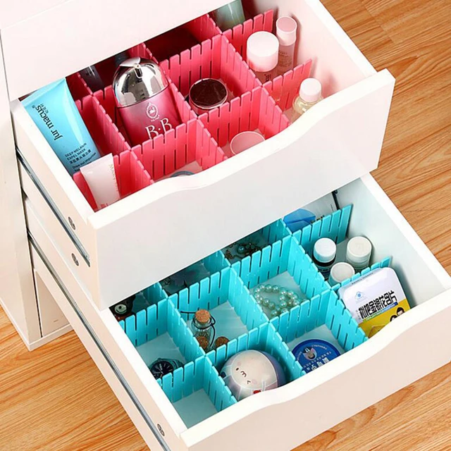 Plastic Storage Box Drawer Organizer, Size: Adjustable