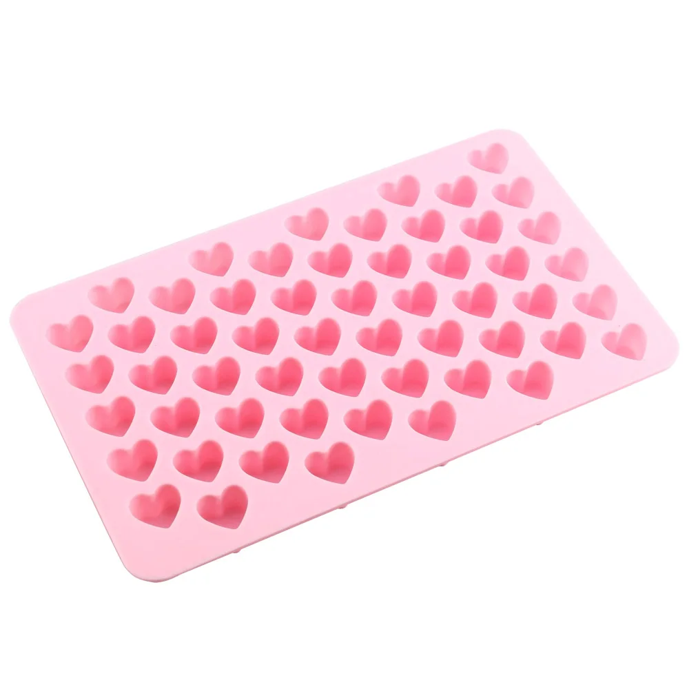 detail silicone mold 55 holes heart shape 02