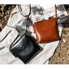 Zency 100% Genuine Leather Women Messenger Purse Casual Flap Classic Brown Lady Shoulder Crossbody Bag Black Super Quality Black ► Photo 3/6