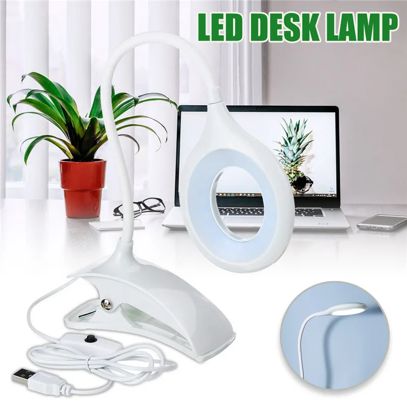 

Smuxi 5W Led Desk lamp USB Foldable Table Lamp with Clip Bed Reading Book Night Light LED Desk lamp Table Eye Protection DC5V