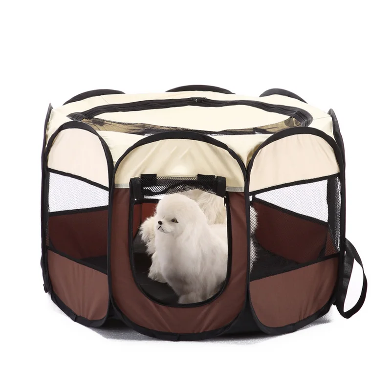 Портативный складной ПЭТ палатка собака кошка дом клетка забор восьмиугольный забор будка для щенков манеж открытый игрушки для домашних