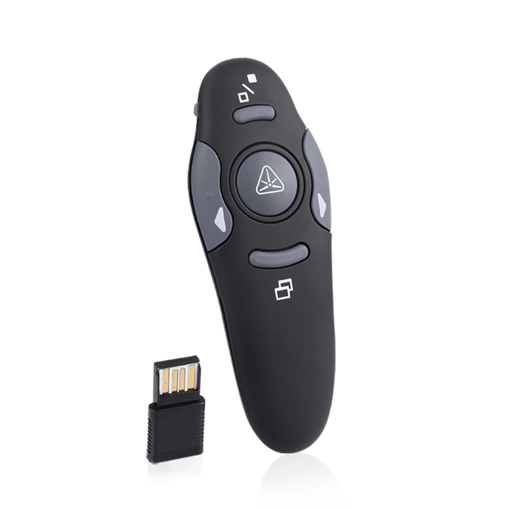 Новинка 2 4 ГГц беспроводной Презентер с красной лазерной указкой USB RF пульт