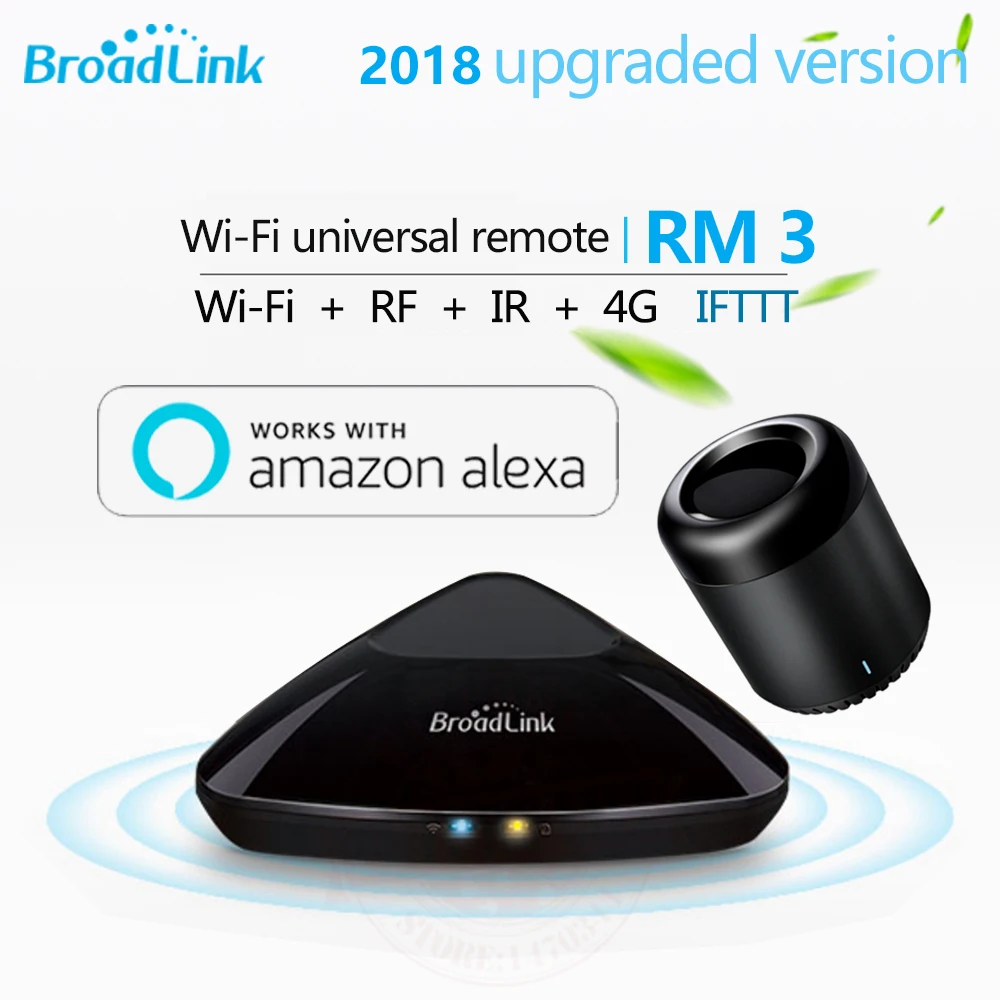 Broadlink RM3 RM Pro+/RM mini3 Smart Home Automation Remote Universal controller Intelligent WIFI+IR+RF Switch For iOS Android Broadlink RM3 RM Pro+/RM mini3 Smart Home Automation Remote Universal controller Intelligent WIFI+IR+RF Switch For iOS Android