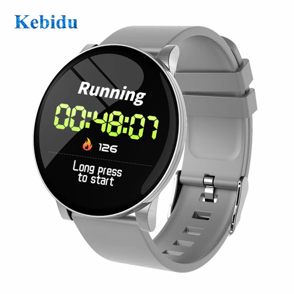

KEBIDU W8 Smart Watch Heart Rate Monitor Weather Forecast Fitness Watch Blood Pressure Blood oxygen Monitor for Android