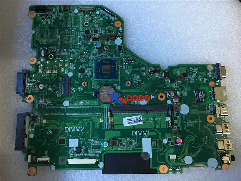 Оригинальная новая материнская плата для ноутбука Acer Aspire E5 532 NBMYW11004 DA0ZRVMB6D0 W / N3700 CPU