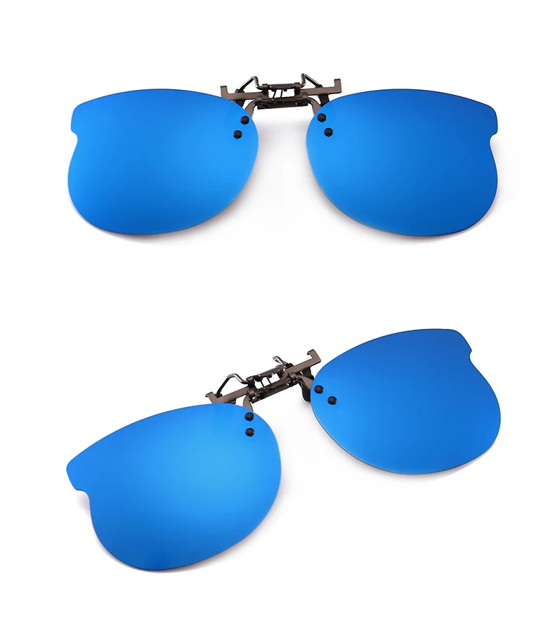Для мальчиков и девочек, Поляризованные, пристегиваемые солнцезащитные очки, солнцезащитные очки для рыбалки, ночью анти-УФ, для вождения для рыбалки, выполненные в двух стилях солнцезащитные очки зажимы зеркало UV400 ZB-69 - Цвет линз: 7