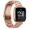 Correa de acero inoxidable para reloj Fitbit Versa, pulsera de Metal con cierre de bucle para Fitbit Versa 2 3 Sense Versa Lite ► Foto 3/6