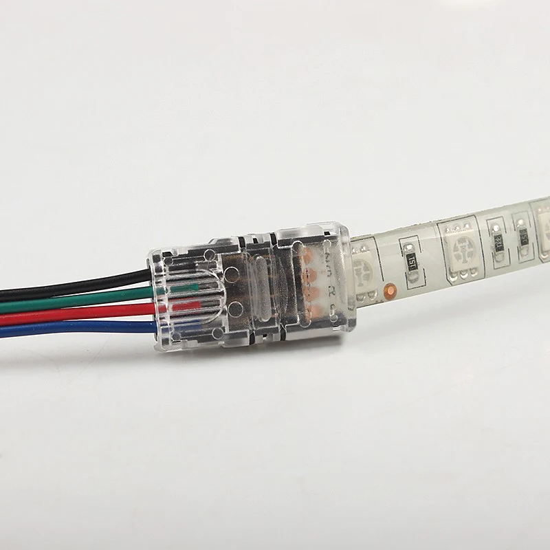 

Smuxi 4pin 10MM Wire Accessories Connect for Waterproof RGB LED Strip Light