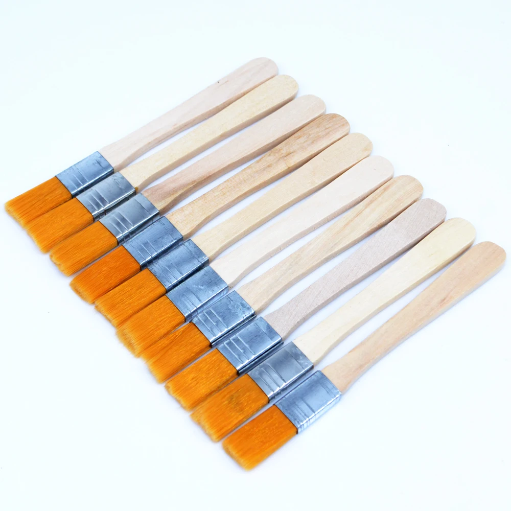 

50pcs/lot soft brush dust with wooden handle mobile phone tablet computer maintenance cleaning tools