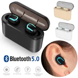 Стерео Hearset TWS мини невидимые наушники с зарядной коробкой беспроводные Bluetooth наушники для мобильного телефона