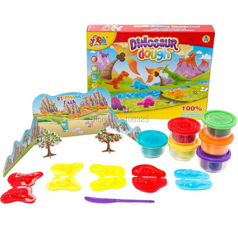 dinosaur dough set
