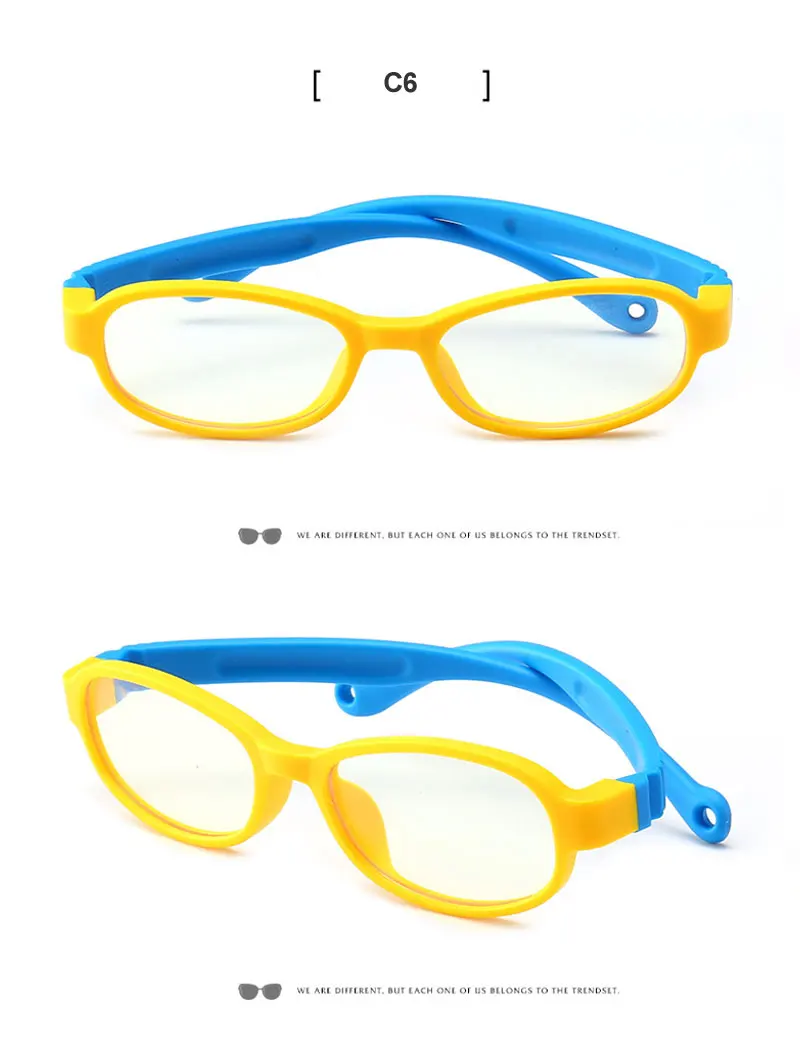 Квадратный блокировки синий свет дети очки для мальчиков и девочек с принтом в виде большие площади прозрачные оправы для очков, солнцезащитные очки Oculos, UV400