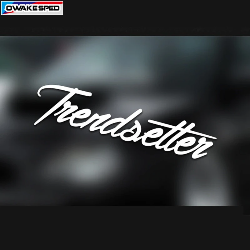 

45cm Trendsetter Styling Reflective Decals Auto Front Rear Windshield Decor Sticker Car Body Customized Stickers