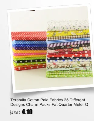 Cotton Fabric Charm Packs 50pieces 10cmx12cm Fabric Stash Patchwork Fabric Quilting Tilda No Repeat Design Tissue Fat Quarter