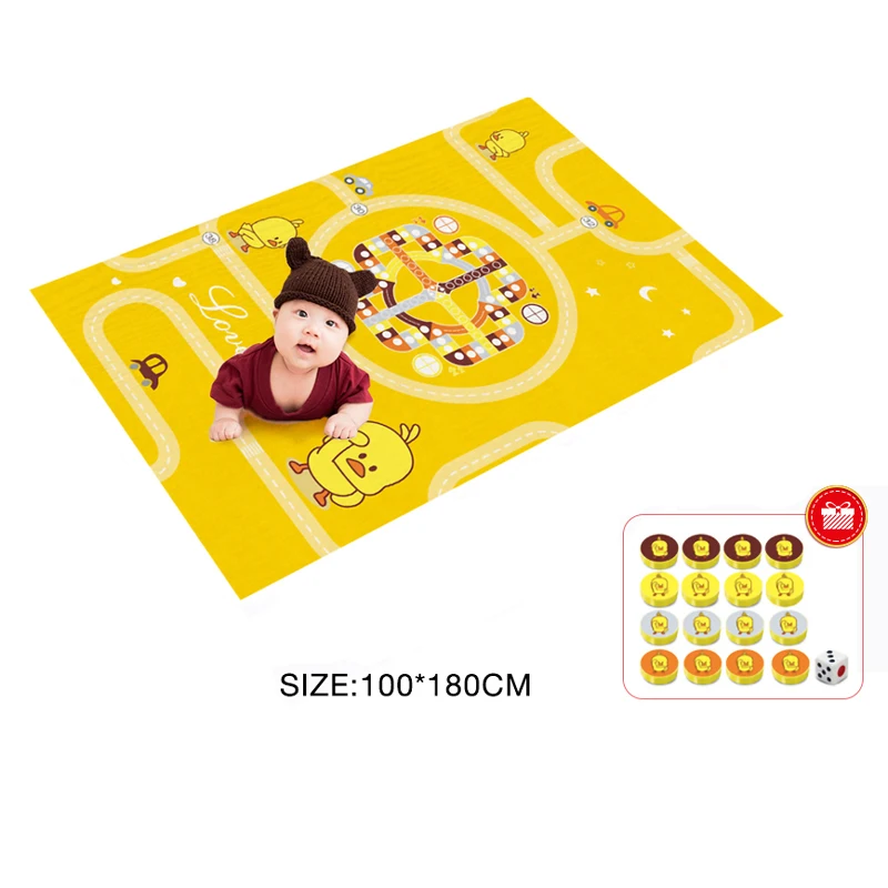 

Baby Play Mat Kids Rug Educational Puzzle Carpet Cute Duck Playmat Baby Gym Crawling Activity Mat Toys
