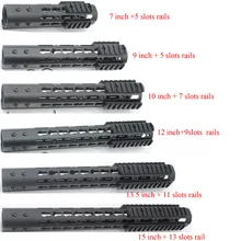 7'' 9'' 10'' 12'' 13.5'' 15'' Rail Mount NSR Free Float Keymod Handguard / Picatinny Rails Fit AR-15 .223/5.56 Rifle 7'' 9'' 10'' 12'' 13.5'' 15'' Rail Mount NSR Free Float Keymod Handguard / Picatinny Rails Fit AR-15 .223/5.56 Rifle