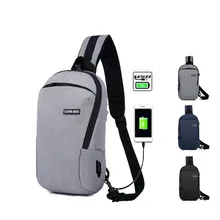 Мужские сумки через плечо зарядка через usb сумки через плечо мужские противоугонные нагрудные сумки школьные короткие поездки Курьерская сумка городской Бег сумка# g4