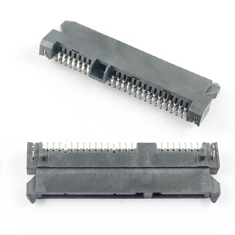 5pcs Sata 7+15 Pin 22 Pin Receptacle SMT Female Socket Connector Adapter Height 4.2mm Surface