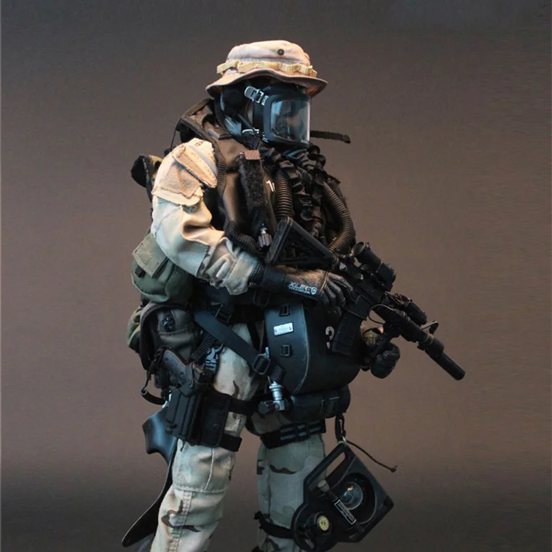 

M002 1/6 Military Soldiers U.S.NAVY SEAL UDT Seal Team Body + Clothes + Weapon Full Set Collection Action Figure New Box